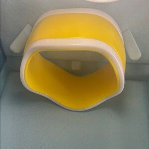 Yellow and White Bangle Bracelet